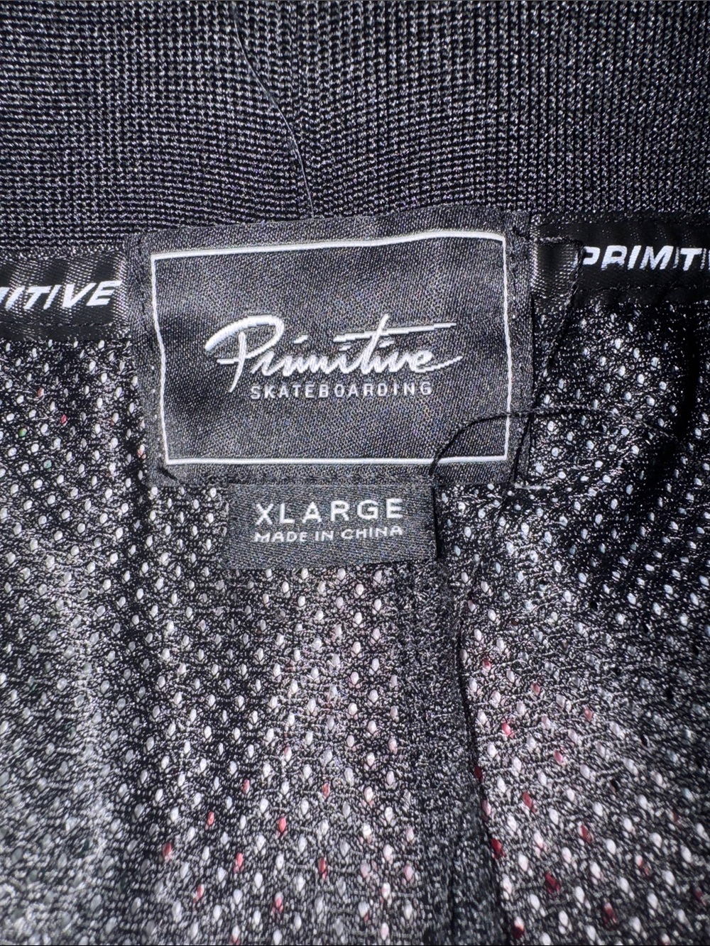 Primitive Floral Mesh Athletic Shorts - Black, Pink, White, Green - Picture 4 of 4